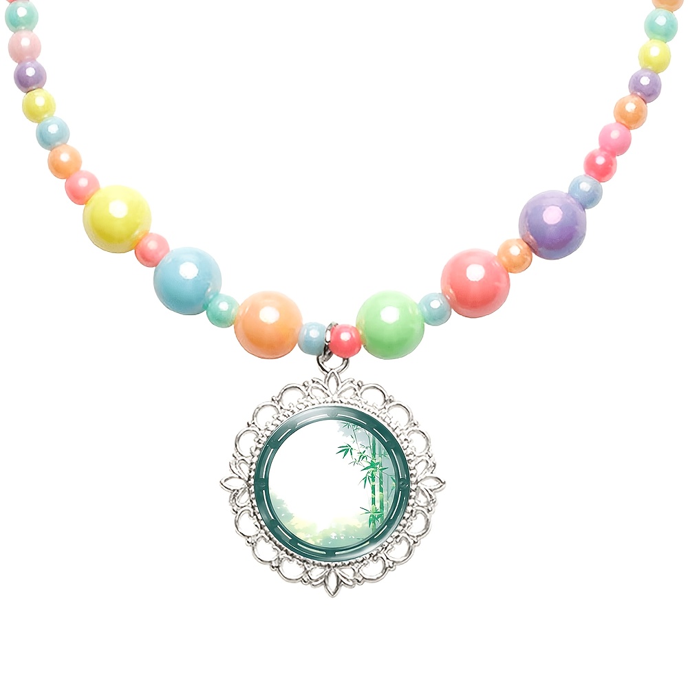 2pc Random Color Women's Jewellery Set, Necklace & Bracelet